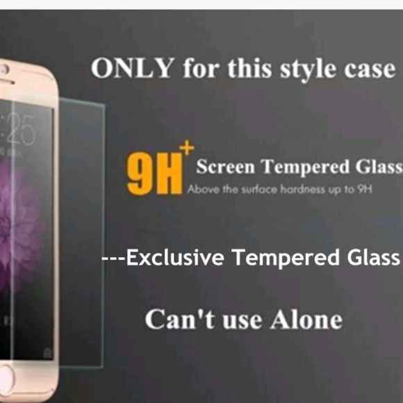 iPhone 7 case protection gold screen 9H - Picture 2 of 4